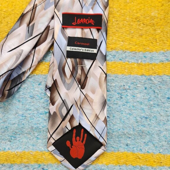 J. Garcia Collector's Edition Carousel Silk Tie - Picture 3 of 6